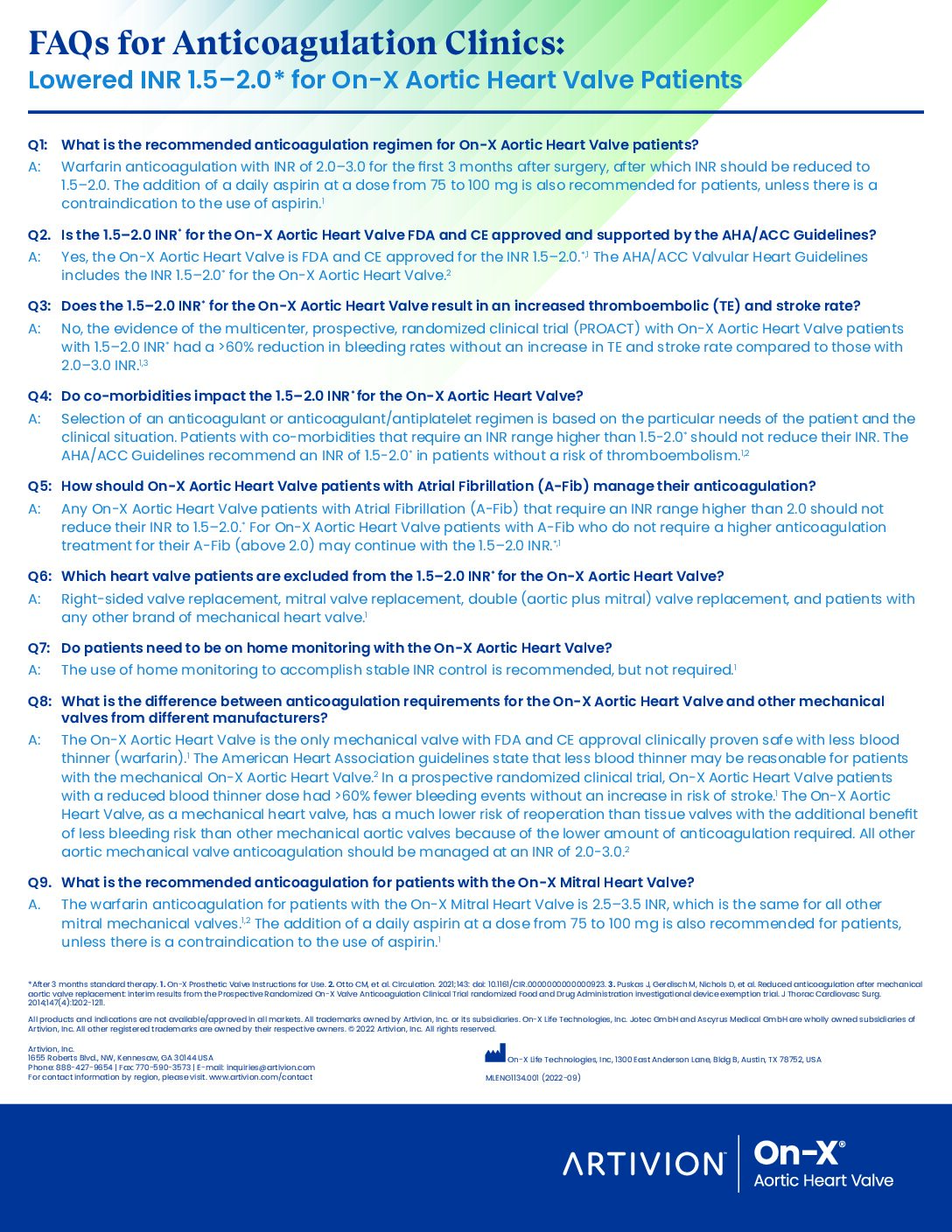 Anticoagulation Information