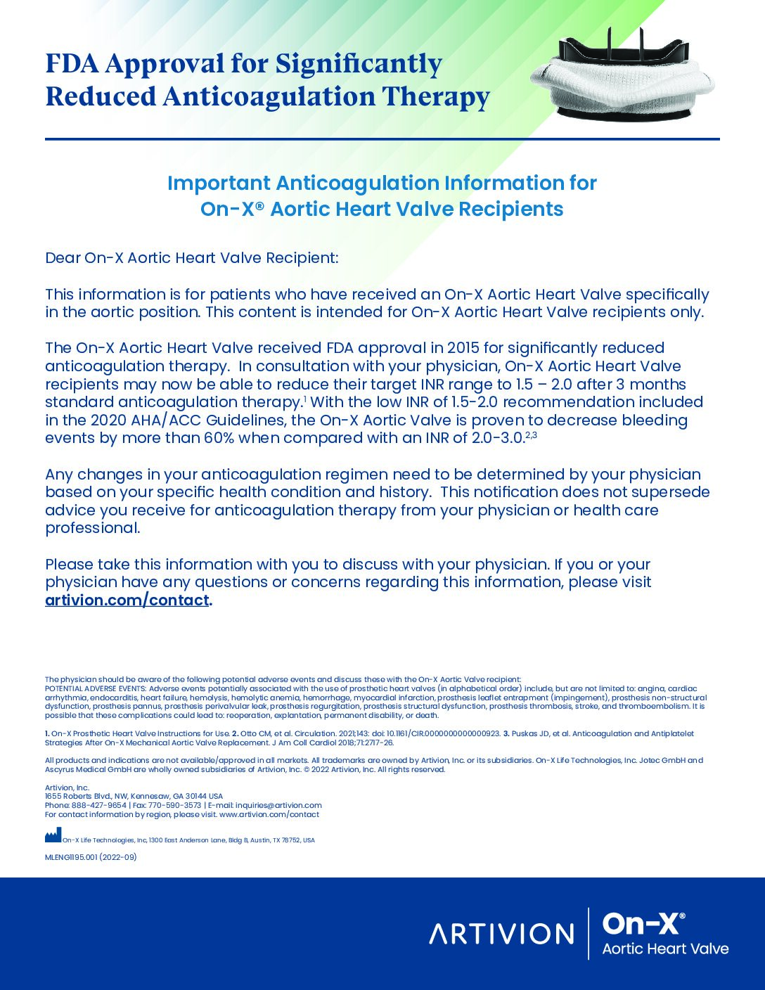 Anticoagulation Information